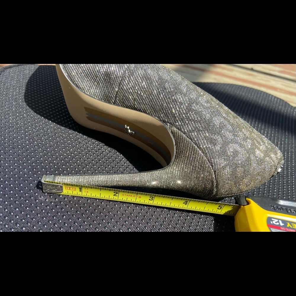 Sam Eldeman Sparkling Silver Stilettos - Picture 9 of 10